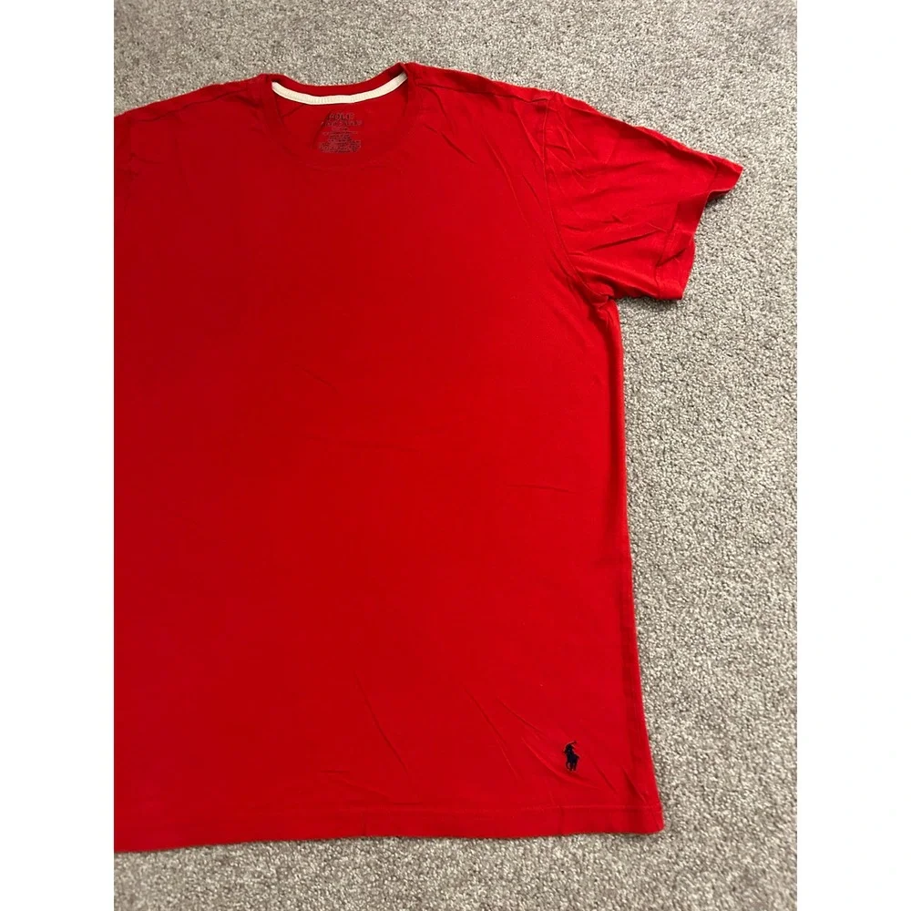 Vintage Polo Ralph Lauren TShirt Mens M Red Excellent Short Sleeve Pony Logo Tee